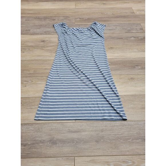 Lascana dress or beach coverup, blue and white striped size 2 in great condition - Picture 8 of 11